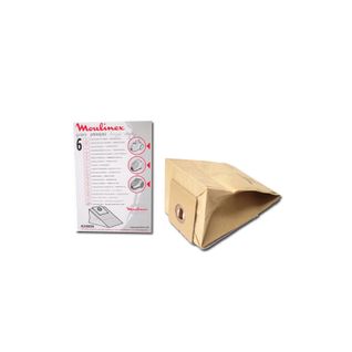 Sac Papier Par 6  A26b09 Pour Aspirateur Moulinex Alto, Boogy, Booly, Gimini, Principio