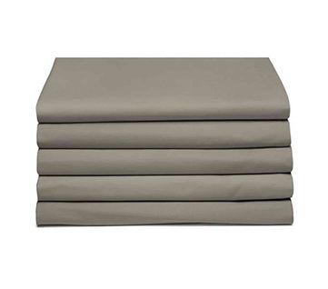 Drap Plat Coton Bio Taupe 118x180