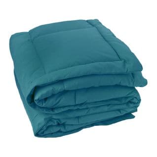 Édredon Effet Duvet - 140 X 160 Cm - Bleu