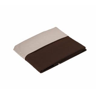 Housse De Couette Alabama Café X Galet 140 X 200 Cm Marron, Beige