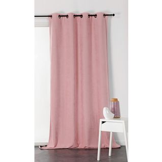 Rideau Alaska Isolant Et 100 % Occultant - 140x260 Cm - Rose Boudoir