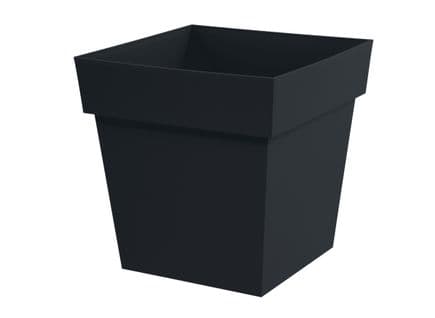 Pot De Fleur Carré Toscane 39 X H.39 Cm - Anthracite