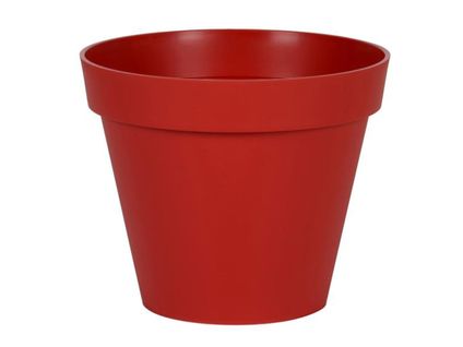 Pot De Fleur Rond Toscane Ø 60 X H.47 Cm - Rouge Rubis