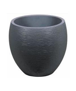 Eda Pot Rond Graphit Ø50 cm - Contenance 46l - Gris Anthracite