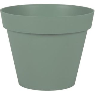 Pot De Fleur Rond Toscane - Ø 30 X H26 Cm - 10 L - Vert Laurier