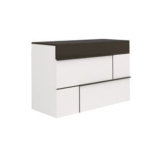 Commode Moderne 3 Tiroirs L120 Cm