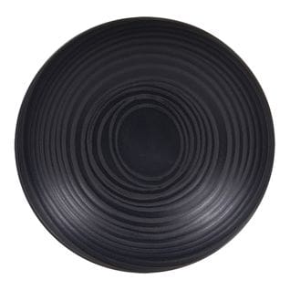 Assiette Creuse Moon Noir 22,5 Cm (lot De 6)