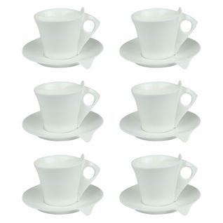 Coffret De 6 Tasses Et Sous Tasses Libra 10 Cl