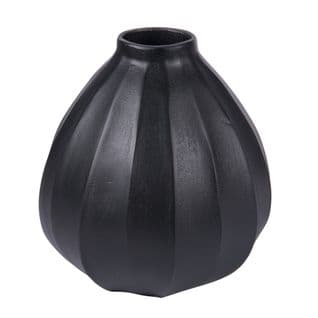 Vase Poire Juno Noir 21 Cm
