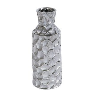 Vase Martel Bouteille Silver 30 Cm