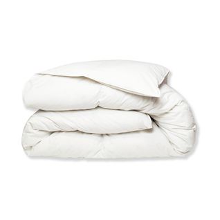 Couette Temperee 80% Duvet - Coton - Gabrielle 220 X 240 Cm Blanc