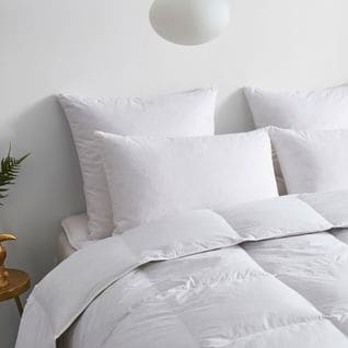 Oreiller Ferme 10% Duvet Anti-acariens - Coton Bio - Oscar 50 X 75 Cm Blanc