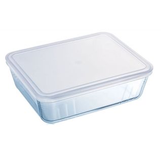 Plat Rectangulaire 1.5l Verre + Couvercle Plastique - 242p000/5046