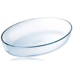 Plat Ovale 25cm Verre - 222b000/5046