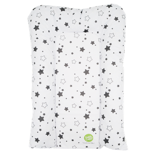 Matelas À Langer Flocons 50x70 Cm Etoiles Gris Clair