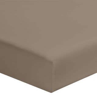 Drap Housse Bio Bonnet 30 Made In France Taupe 140x190