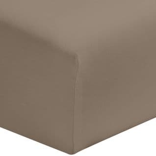 Drap Housse Bio Bonnet 30 Made In France Taupe 160x200