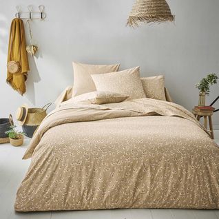 Housse De Couette En Lyocell Beige Sable 140x200