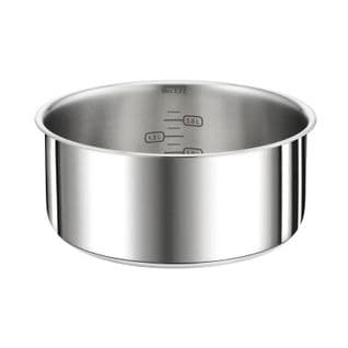 L8982904 Ingenio Preference Casserole 18 Cm, Inox, Poignée Vendue Séparément, Tous Feux