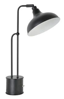 Lampe de bureau en métal LINCOLN Noir