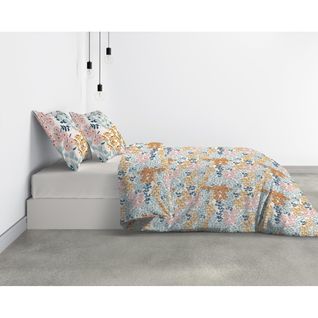 Parure De Lit 2 Personnes Kahana Avec Housse De Couette Et Taies D'oreiller Imprime 240 X 220 Cm