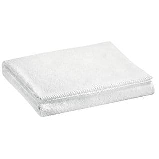 Drap De Douche Bora Blanc 70 X 130 Cm Vivaraise