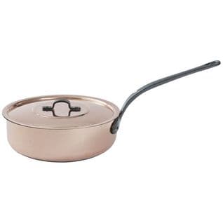 Sauteuse Cuivre 24 Cm + Couvercle - 202524