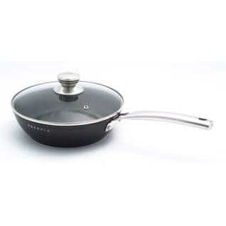 Sauteuse 28 Cm + Couvercle En Verre  Black Edition