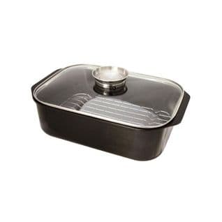 Cocotte Rectangulaire En Fonte D'aluminium 33x21cm + Couvercle - 382932