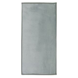 Tapis Aspect Velours Extra-doux Gris Nuage 60x120 - Flanelle