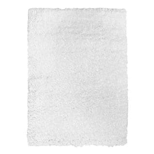 Tapis Tout Doux Fausse Fourrure Blanc 160x230 - Authentik