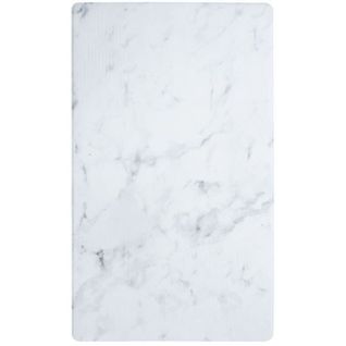 Tapis De Cuisine Marble - 45 X 75 Cm - Blanc