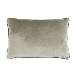 Coussin En Velours Taupe 60x40 - Velours