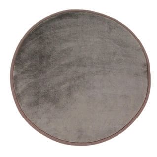 Tapis Rond Extra-doux Taupe Diam.70 - Flanelle