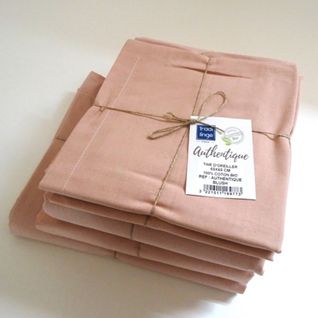 Drap Plat En 100% Coton Biologique - 240x300 Cm - Rose Blush