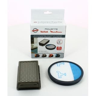 Kit De Filtration  Zr005901 Pour Aspirateur Moulinex, Rowenta, Tefal Compact Power Cyclonic