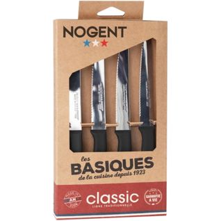 Coffret De 4 Couteaux De Table Noir - 00095v