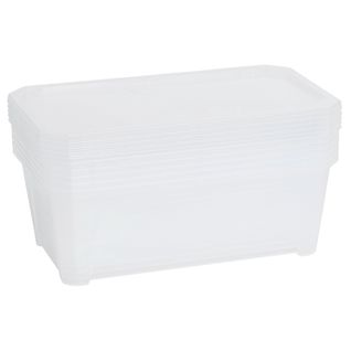 Lot 6 boîtes 6L FLY BOX Transparent