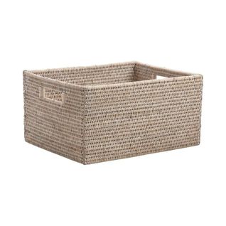 Corbeille Rangement En Rotin 24 X 19 X 13 Cm