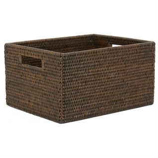 Panier De Rangement Rotin Antique Longueur 24cm