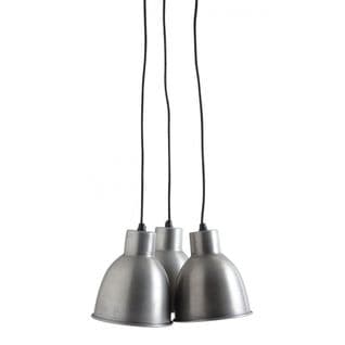 Suspension 3 Lampes En Zinc