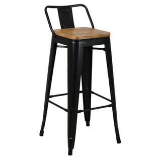 Tabouret Bar Bois / Noir