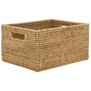 Panier De Rangement En Rotin Naturel 48 X 36 X 25 Cm