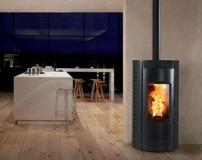 Poêle à Granulés De Bois 9kw Noir Roselin - C077fe.06-ha9-b