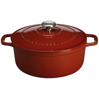 Cocotte Ronde En Fonte Émaillée 28cm Rouge - Puc472881