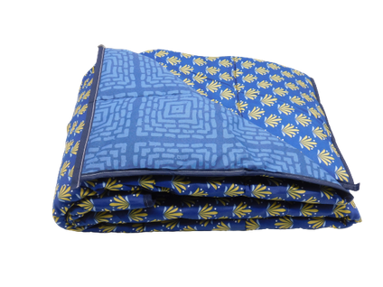 Couette Légère Ethnic Blue/d-tox - 1 Personne 140x200 - Légère