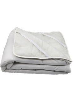 Surmatelas Moelleux Anti Moustiques/non Tissé Blanc - 1 Personne 90x190 - Moelleux