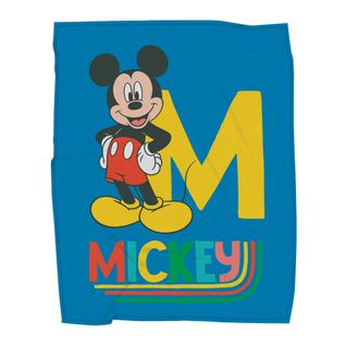 Plaid Polaire Imprimé Toucher Extra Doux, Disney Mickey Good Day 125x150cm