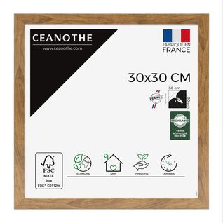 Cadre Photo Precious Noyer 30x30 Cm