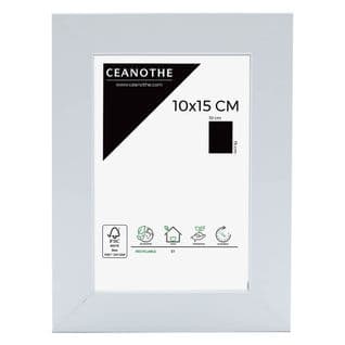 Cadre Photo Mat Blanc 10x15 Cm